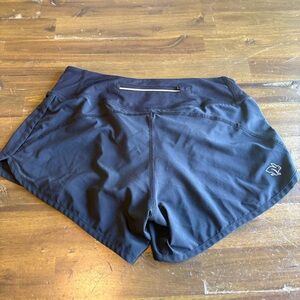 rabbit Black Running Shorts Lined XS Athletic Active Sporty